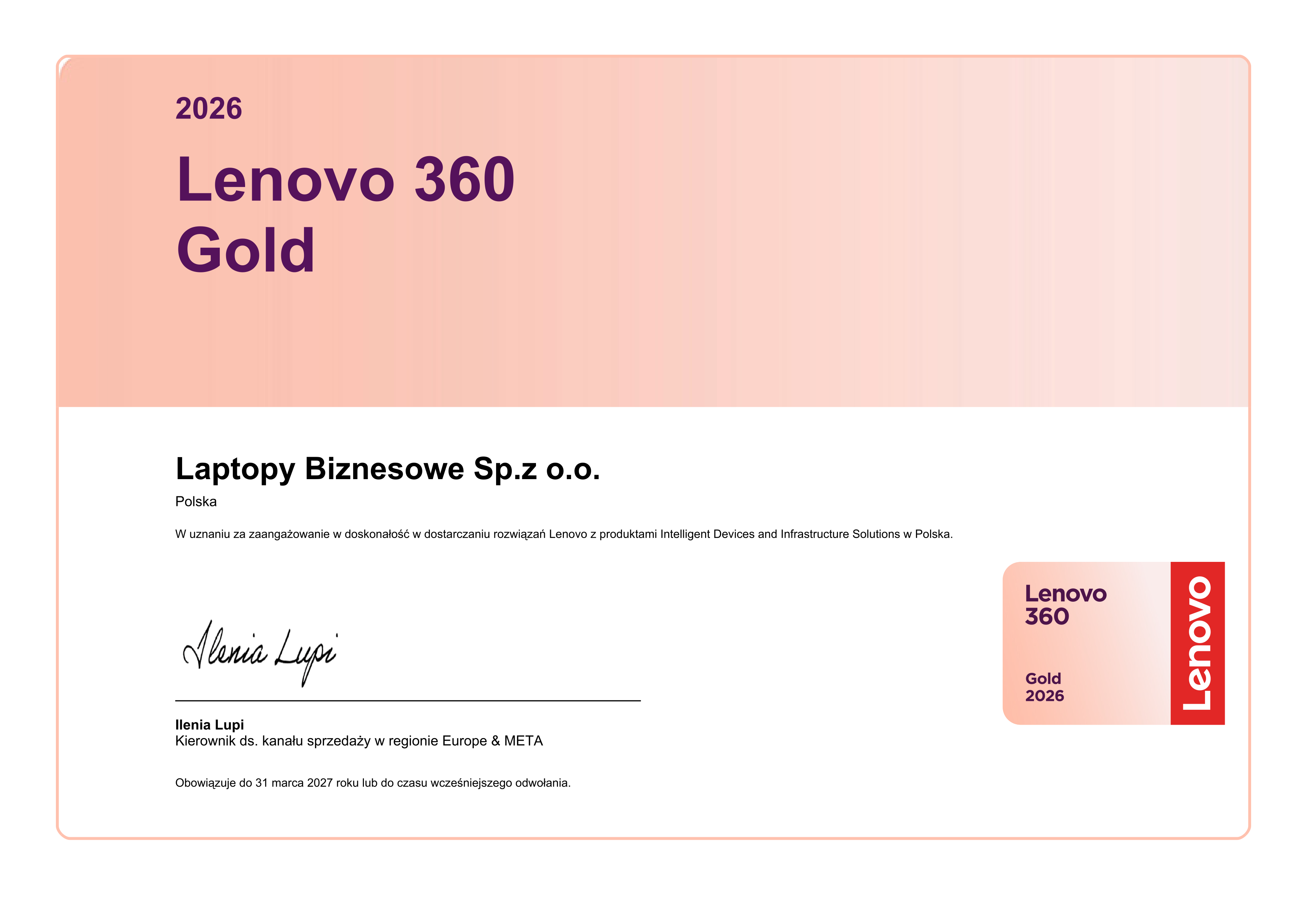 Lenovo Gold